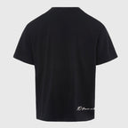 Homme Femme Heat Check T-Shirt in Schwarz und Gold