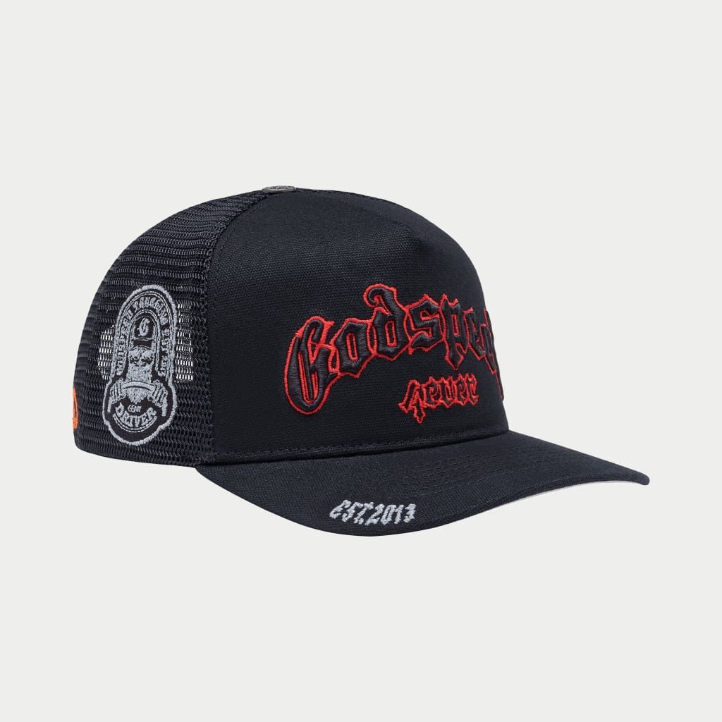 Godspeed “Forever” Black/Red Trucker Hat