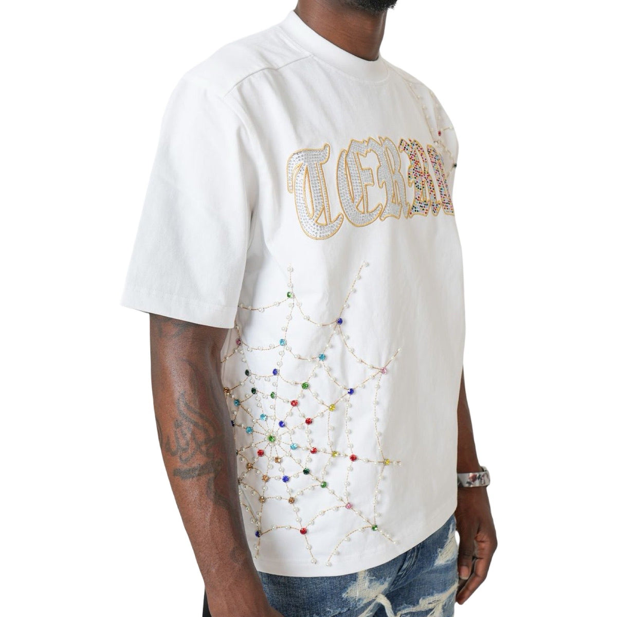 Preme “Spider” Stones White Tee
