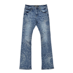 Vicious “Waves” Pearl Flare Jeans