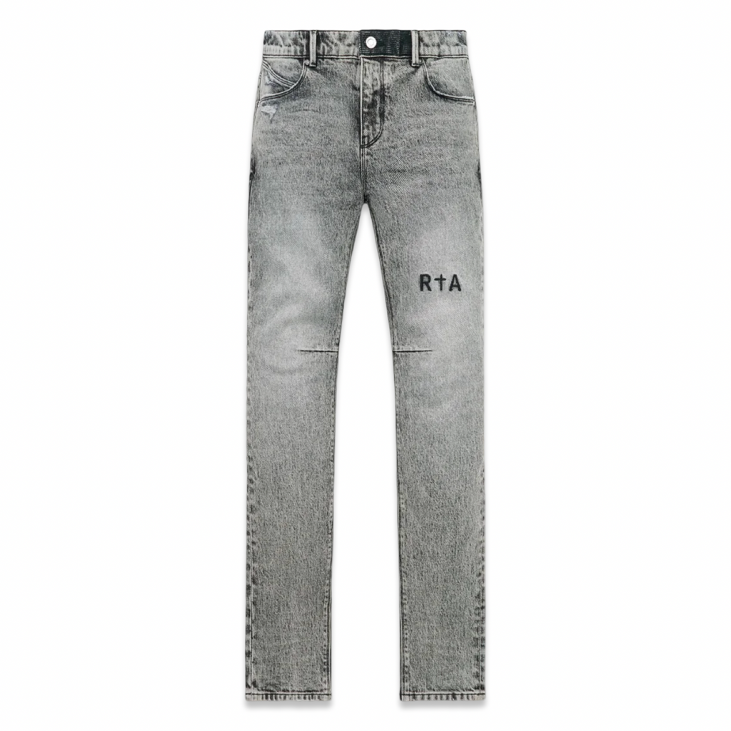 RtA “Clayton” Stone Haze Skinny Jeans