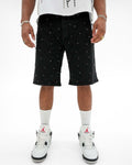 Preme “Jacquard” Crystal Black Jorts