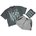 Wrathboy „7 Sins“ graues Oversized-Short-Set