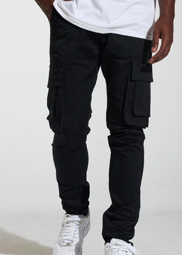 Crysp Allen Cargo Jeans Schwarz (017)