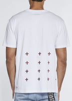Ksubi Autograph Space White T-Shirt mit kurzem Arm