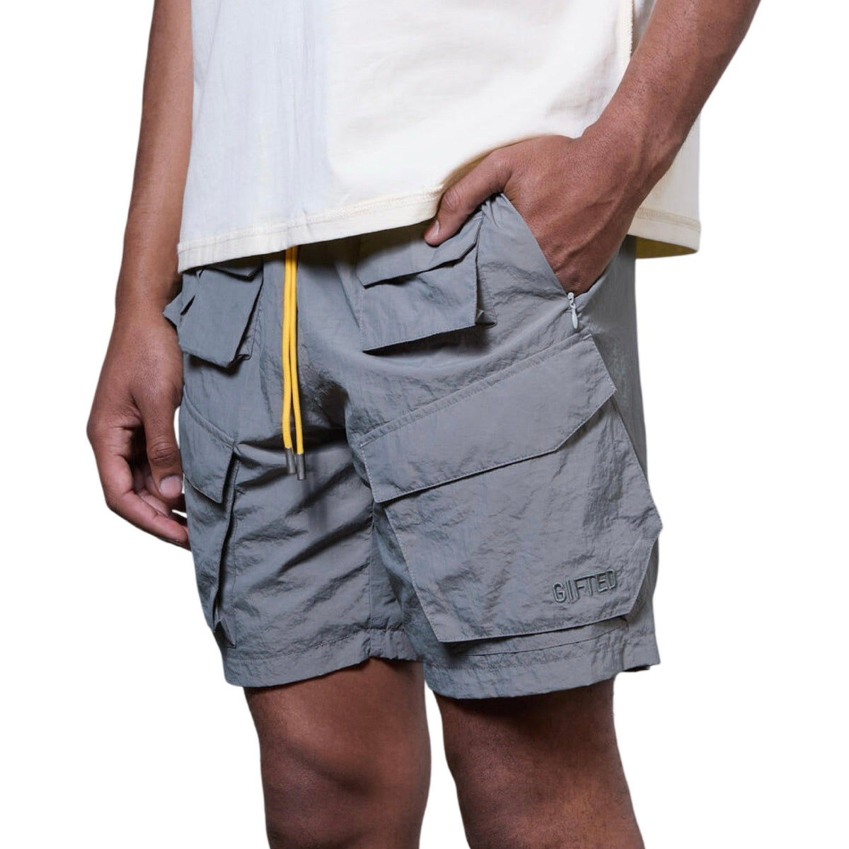 GFTD “Melo” Grey Shorts