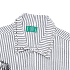Campus “Seraph” Black Stripe Button-Up