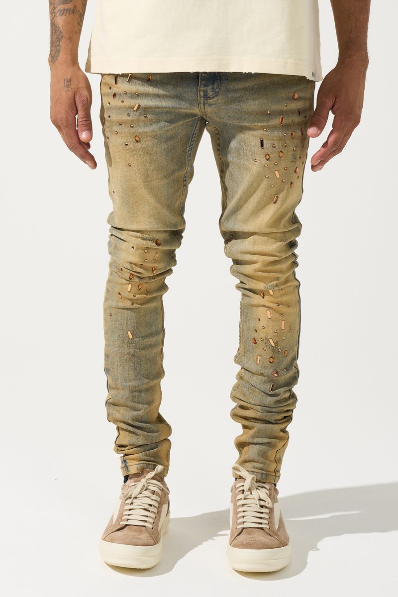 Serenede “Networth” Gold Wash Jeans