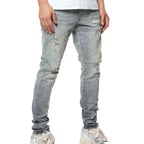 Purple Brand “Worn Reflective” Indigo Jeans