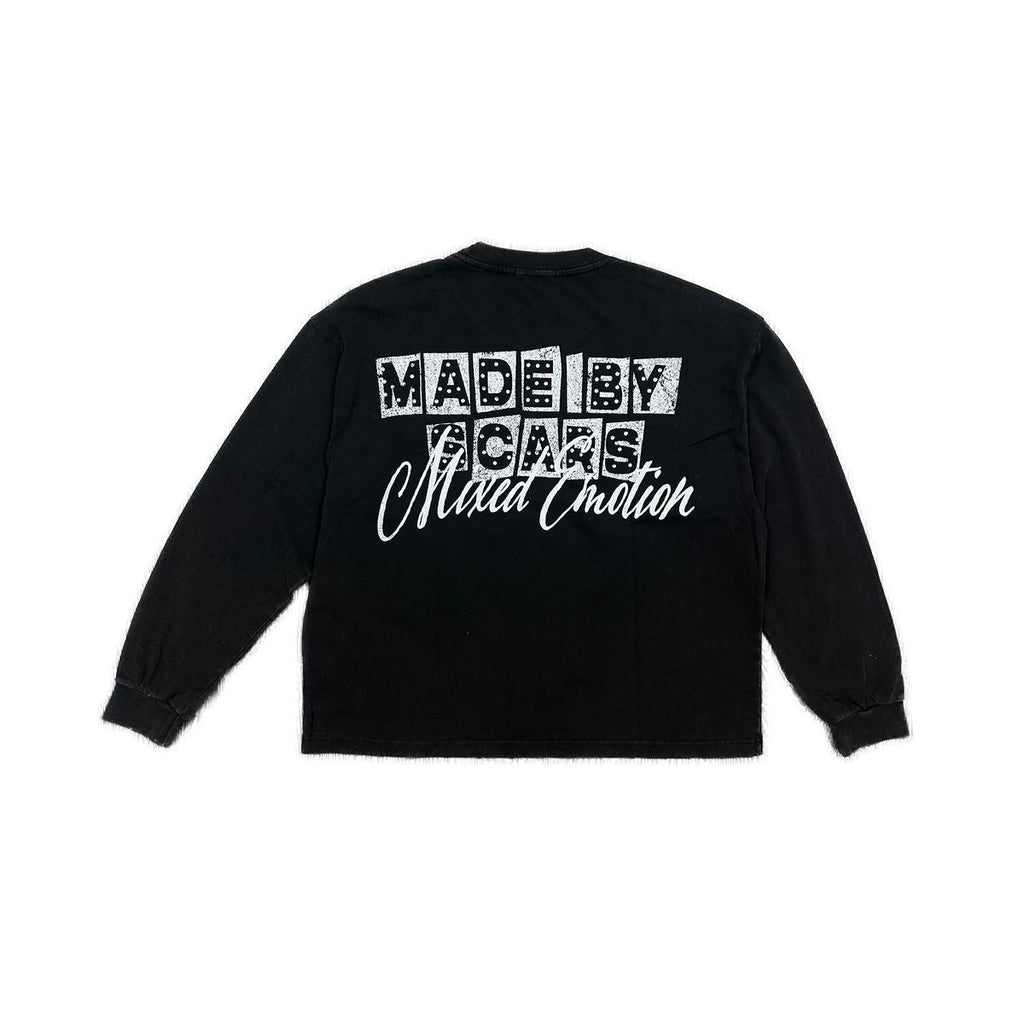Mixed Emotion “Playground” L/S Black Tee