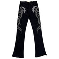 W By Waimea “Float Rhinestone” Flare Jeans
