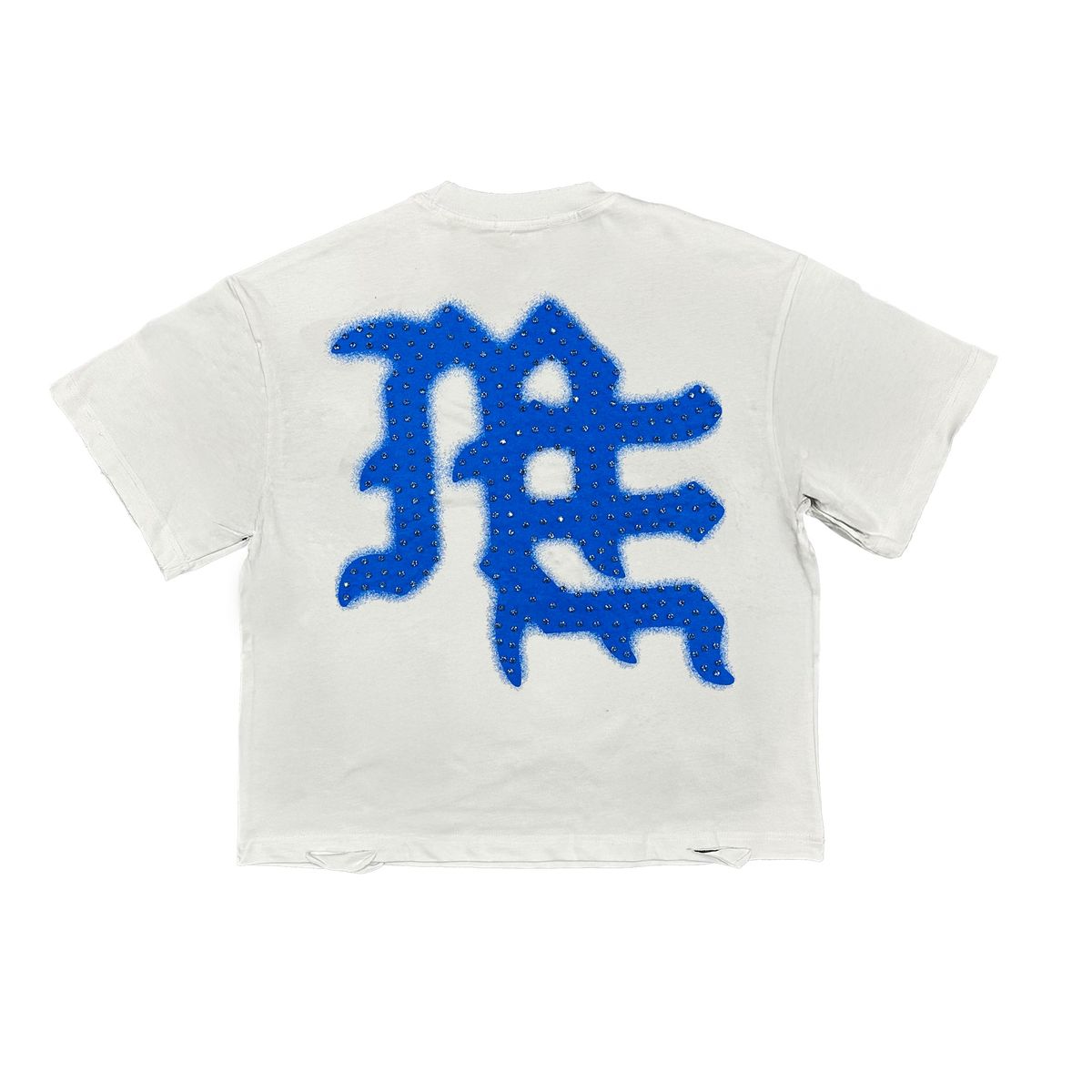Mixed Emotion “End” Blue Tee