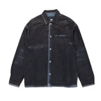 Purple Brand Coated Shirt Jacket