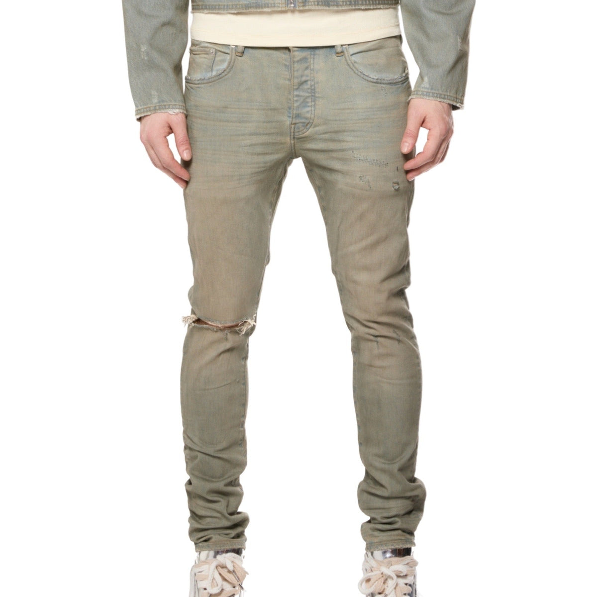 Purple Brand “Light Dirty Wax” Jeans