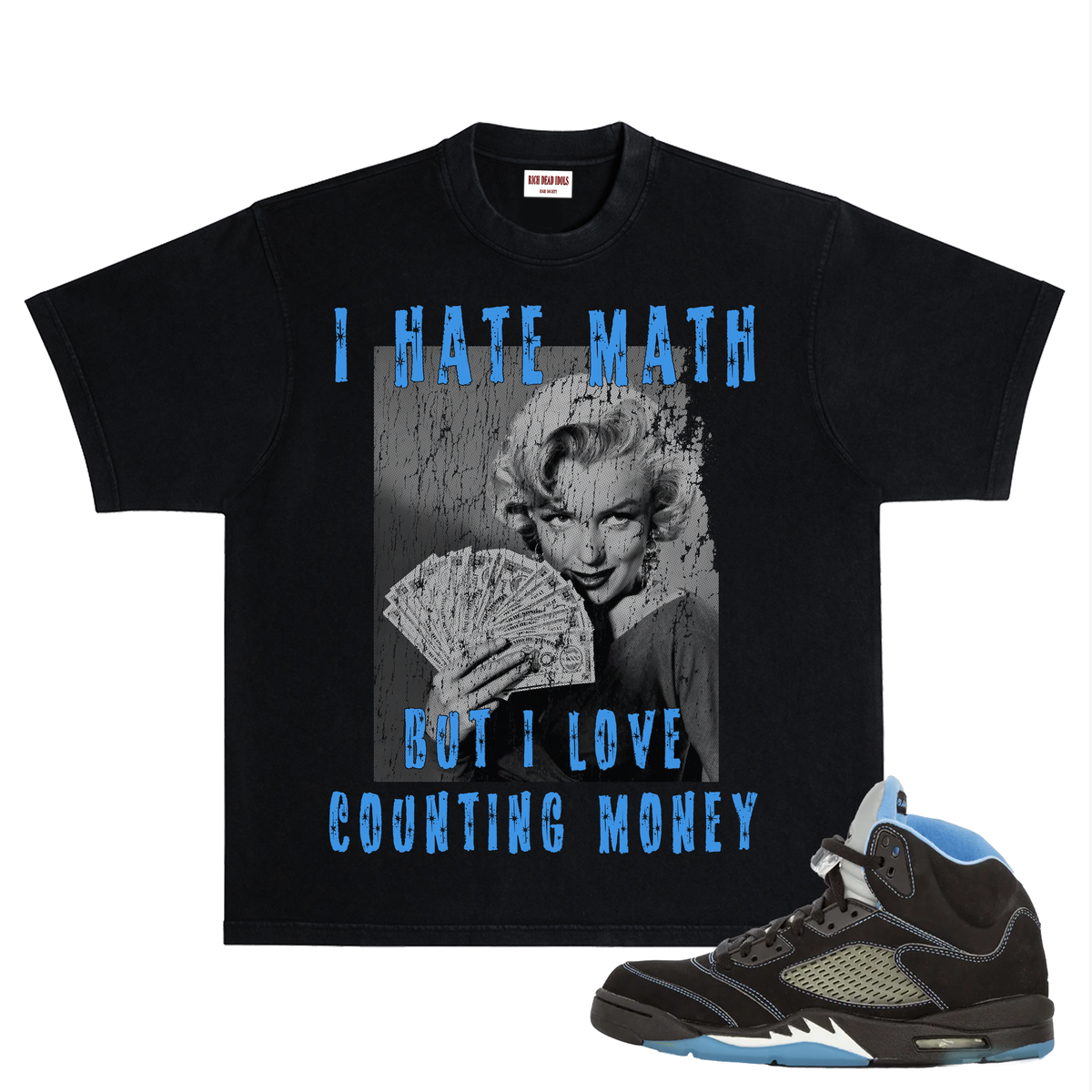 Rich Idols “Counting Money” Black Tee