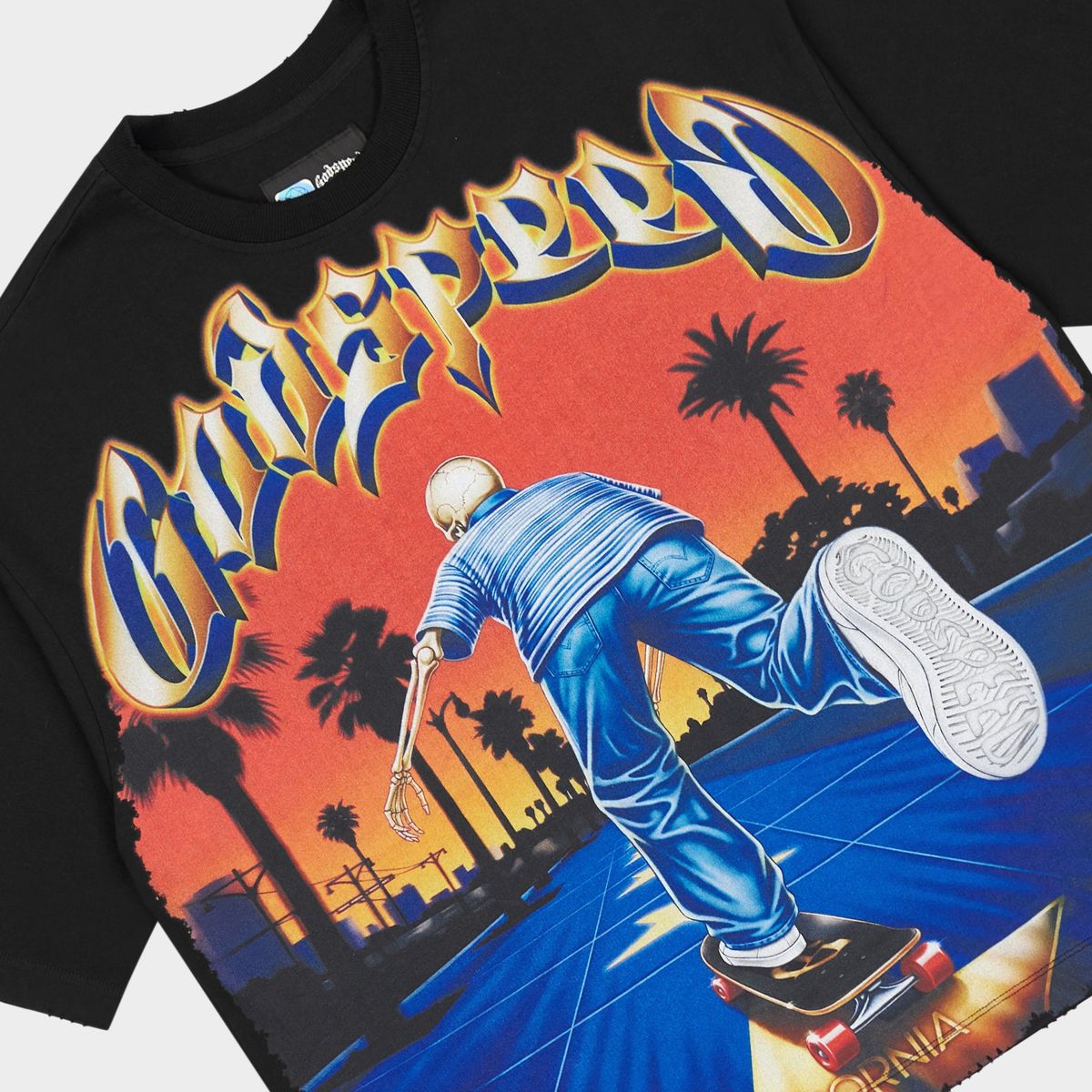 Godspeed “Kick Push” Black Tee