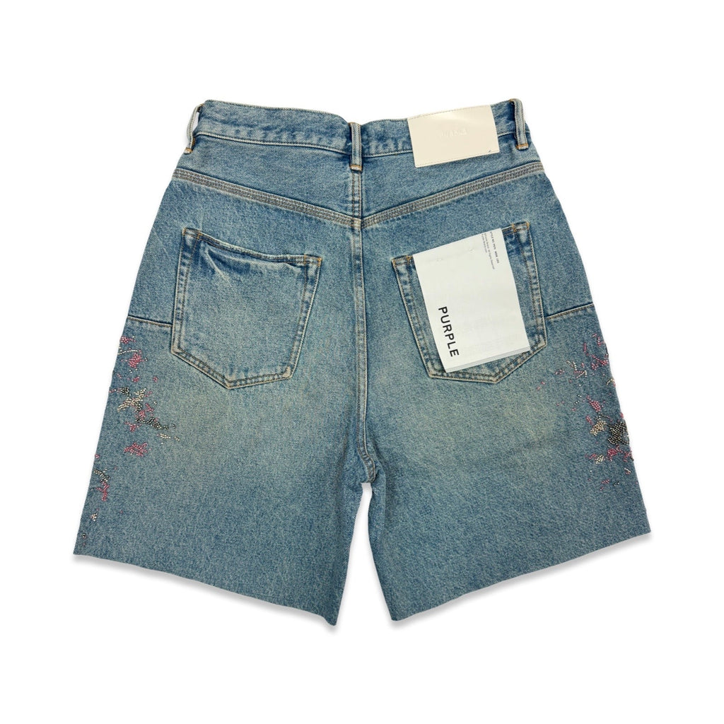 Purple Brand Bead Splatter Shorts