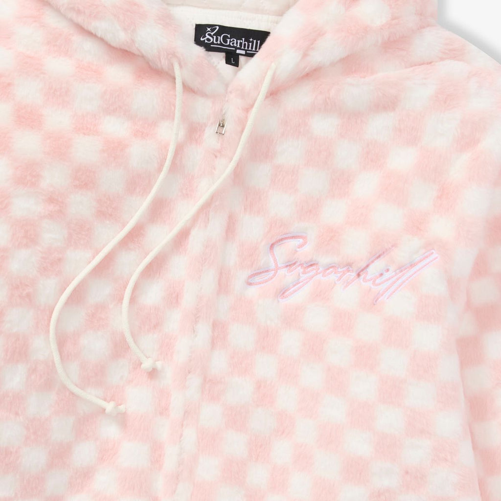 Sugarhill “Magnus” Fur Zip Up Hoodie