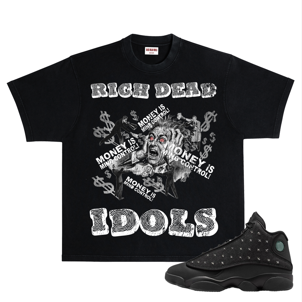 Rich Idols “Mind Control” Black Tee