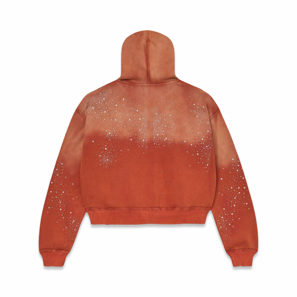 Vale Forever “Classico” Zip Up Orange Hoodie