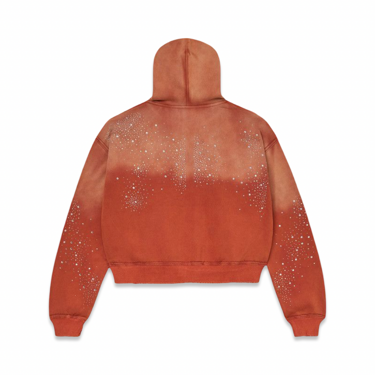 Vale Forever “Classico” Zip Up Orange Hoodie