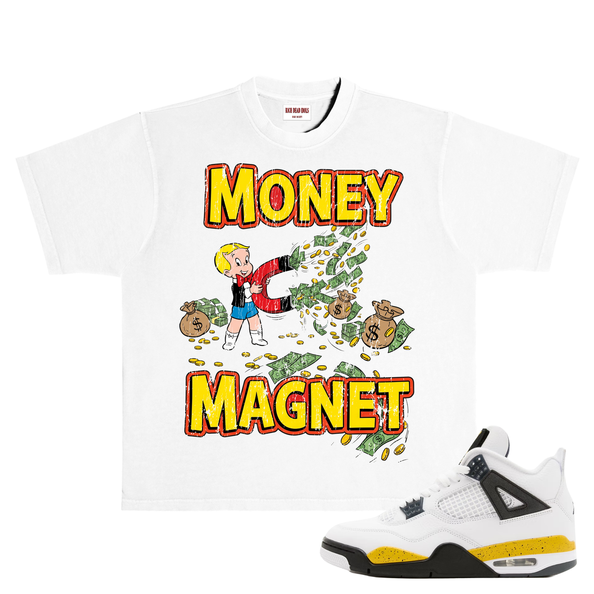 Rich Idols “Richie Rich” White Tee