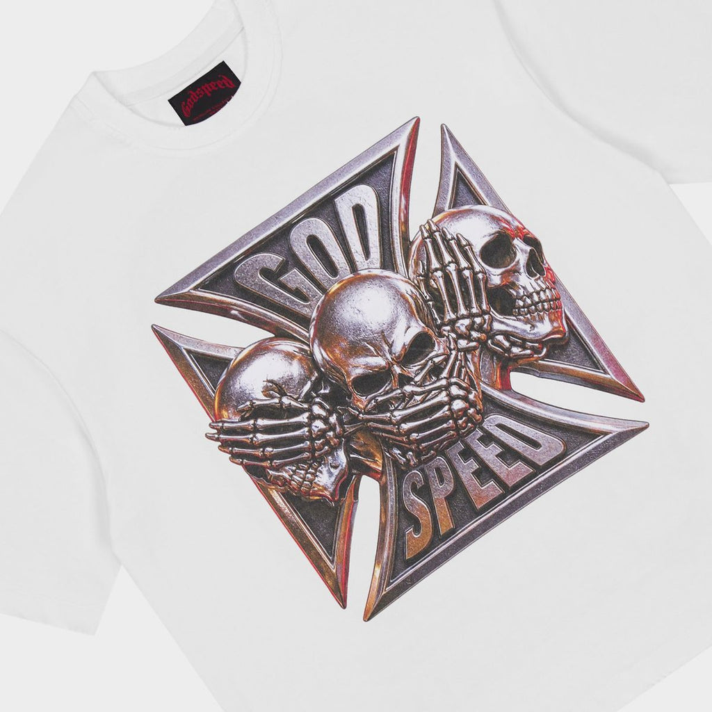 Godspeed “Omerta” White Tee