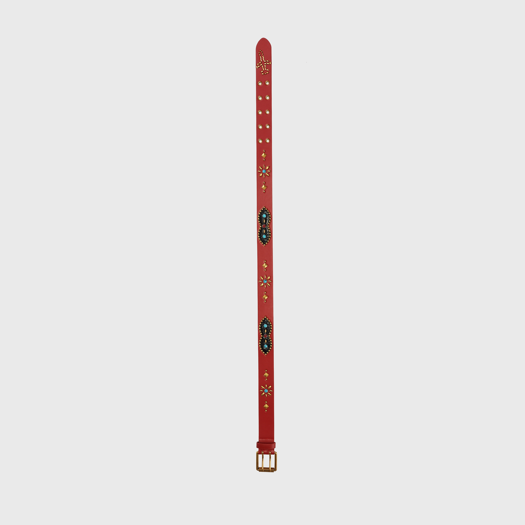 Homme Femme “Passport” Red Belt