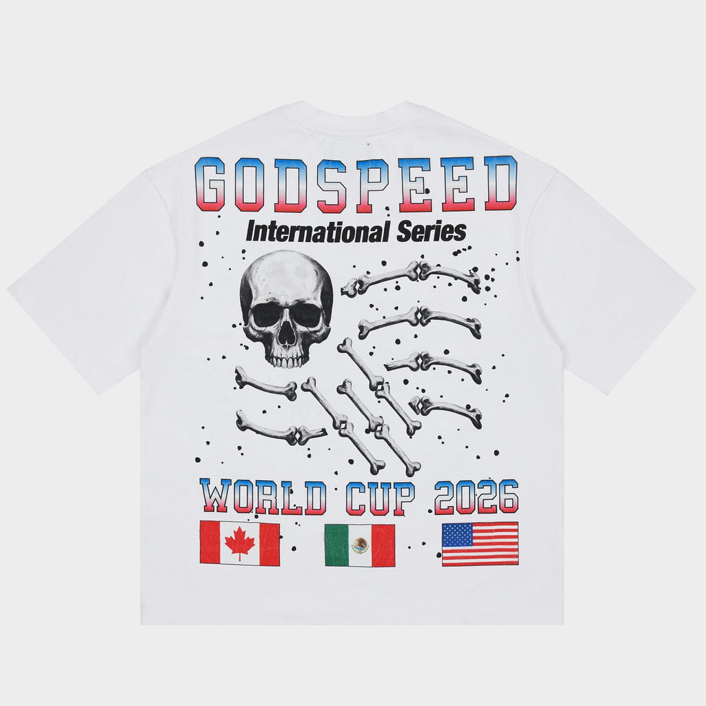 Godspeed “Planet Futbol” White Tee