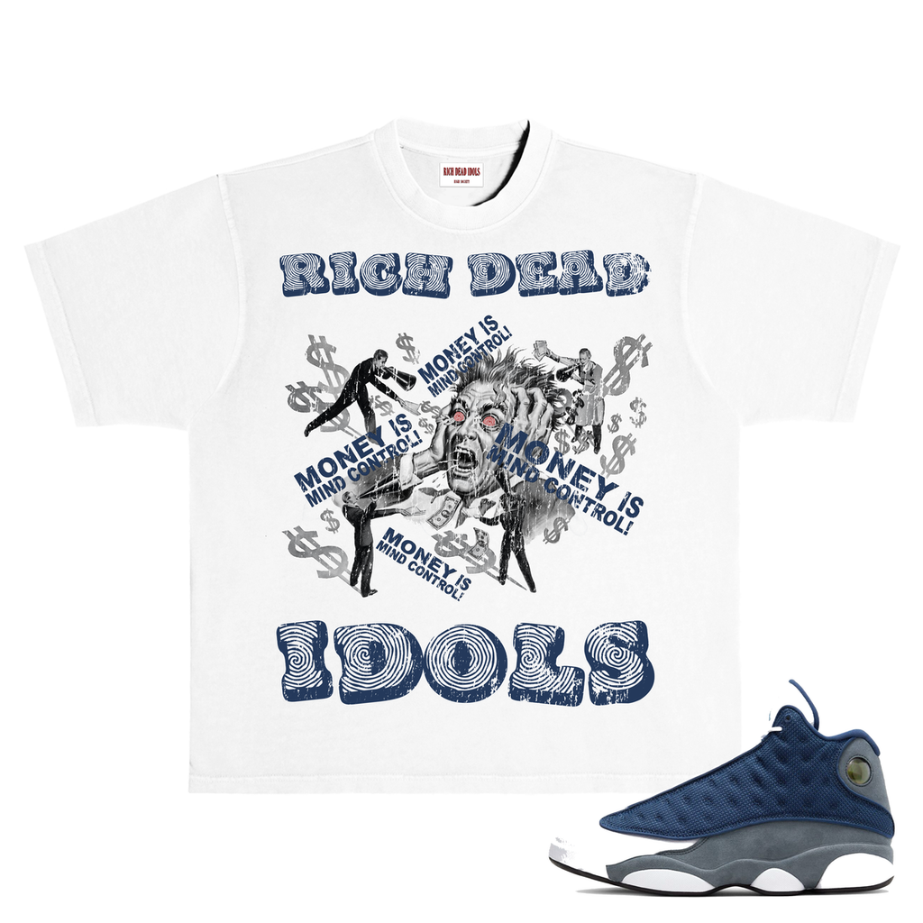 Rich Idols “Money Is Mind Control” White Tee