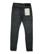Purple Brand “Monogram Block” Black Jeans