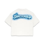 Shattered Hearts “On Fire” White Tee