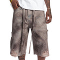 Gala “Show” Stones Acid Wash Shorts