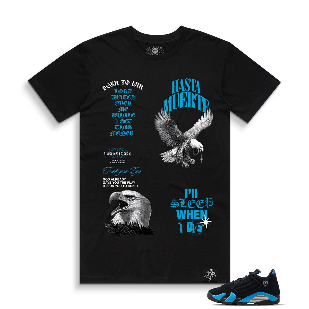 Hasta Muerte “Faithful” Black Tee