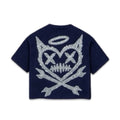 Shattered Hearts “Logo” Navy Tee