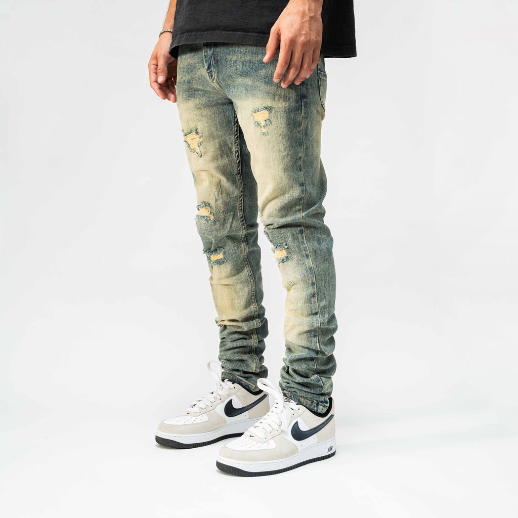 Pali “Vintage” Fade Wash Jeans (PL024)