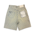 Purple Brand Monogram Light Indigo Shorts
