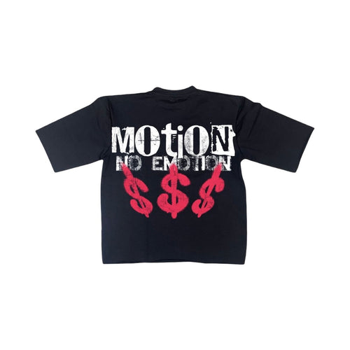 Beast Kids „Motion“ bauchfreies schwarzes T-Shirt