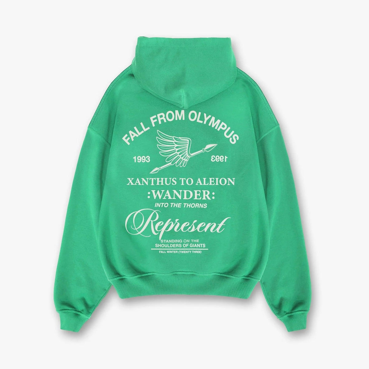 Represent Olympus Island grüner Kapuzenpullover