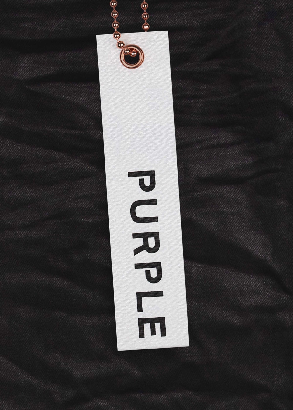 Purple Brand Black Resin Jeans