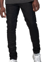 Purple Brand Black Resin Jeans