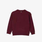 Kinder-Sweater mit Signature-Print in Bordeaux