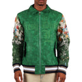 Majestik Grüne Wandteppich-Jacke