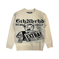 6. NBRHD „Media“ cremefarbener Pullover