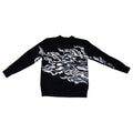 Heaven Sin Mohair-Pullover Schwarz