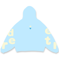 „Oxygen Scattered“-Kapuzenpullover mit roten Buchstaben