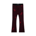 Valabasas “Asterisk” Black Stacked Flare Jeans