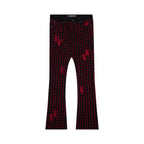 Valabasas “Asterisk” Black Stacked Flare Jeans