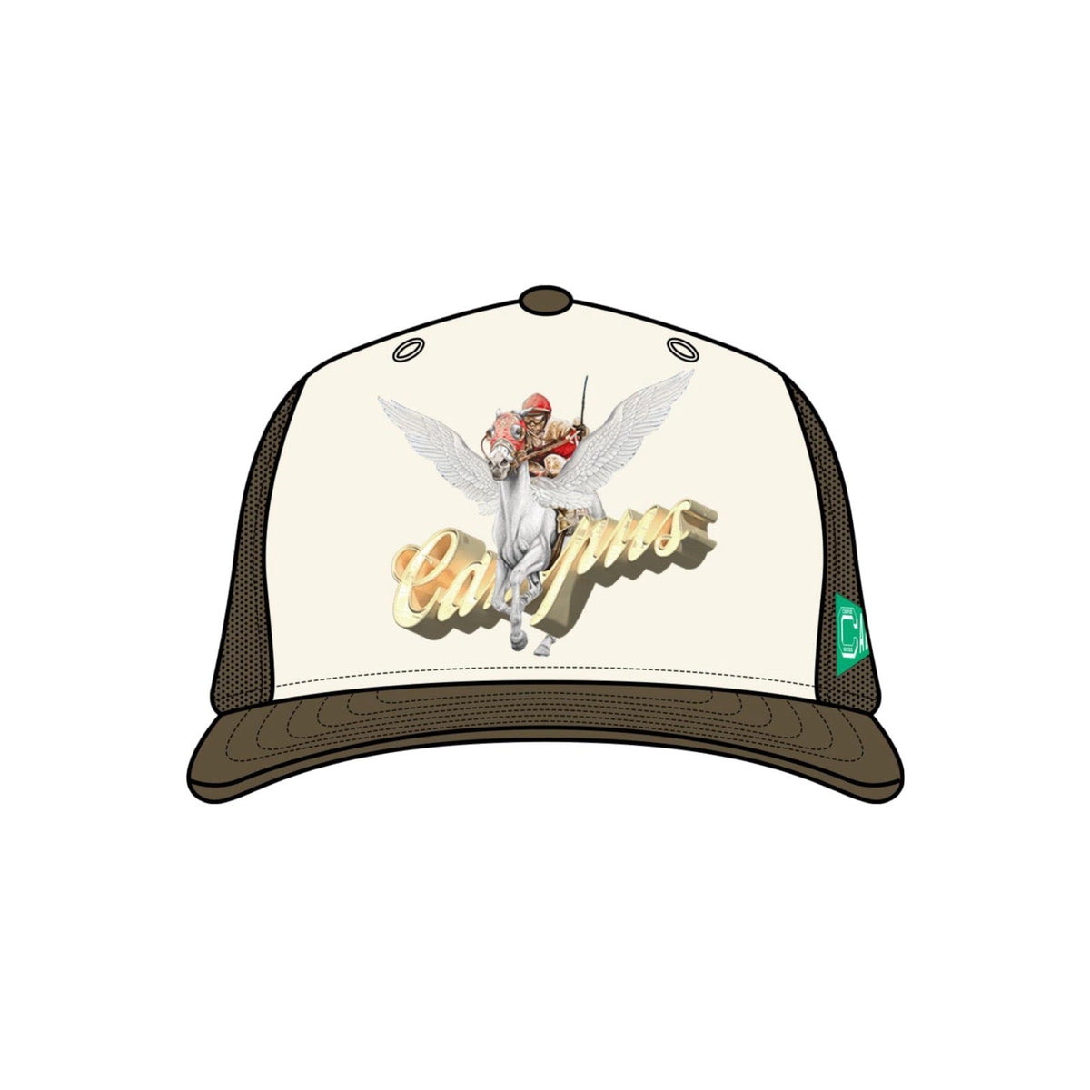 Campus Jockey braune Trucker-Cap