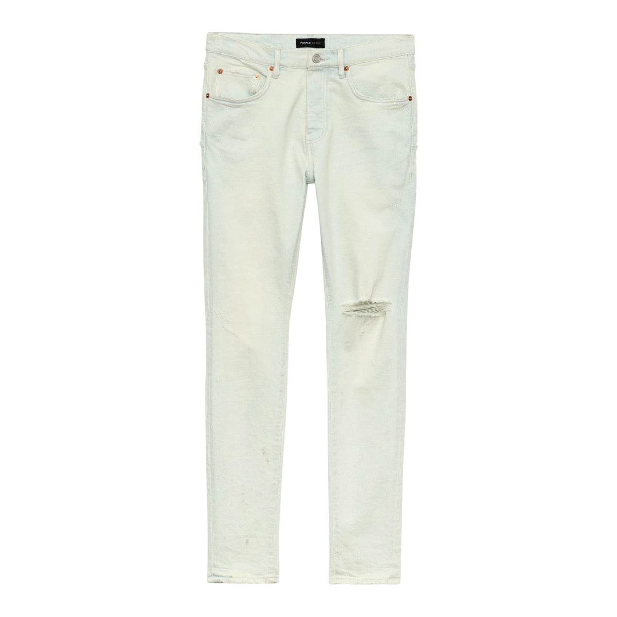 Purple Brand Vintage Knee Light Indigo Blowout  Jeans